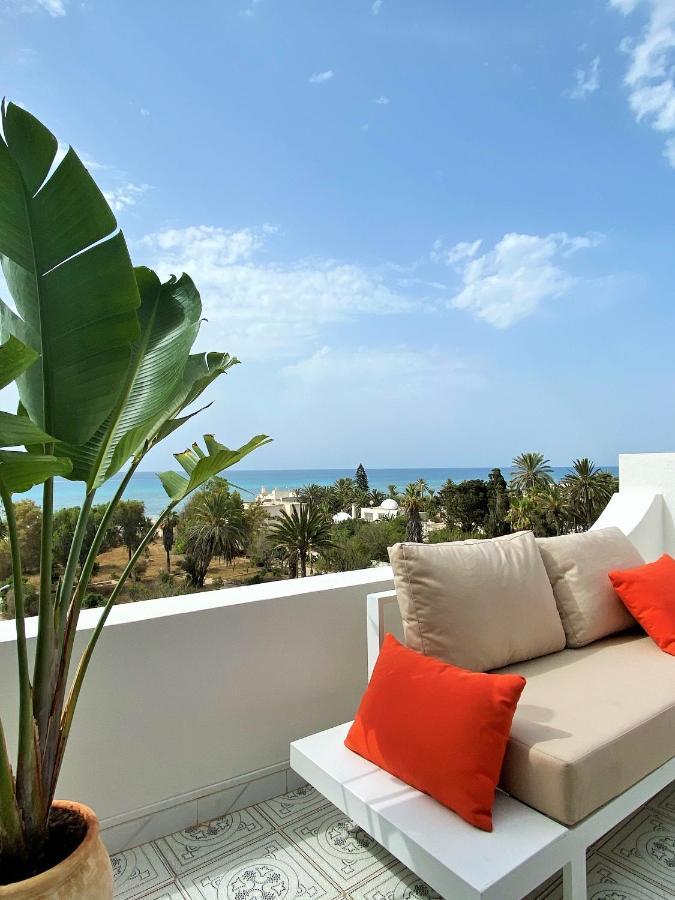 Roof Top Pied Dans L'Eau Panoramic View, 80 Meters From Seaside Hammamet Eksteriør bilde