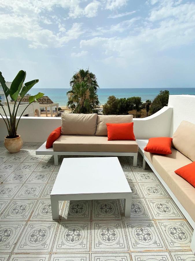 Roof Top Pied Dans L'Eau Panoramic View, 80 Meters From Seaside Hammamet Eksteriør bilde